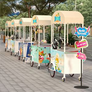 Market Stall Event Ice Cream Cart Promotion <b>Table</b> Booth Exhibition Stand Display Exhibit Stall Booth - Product Image 4