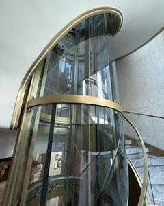 <span class=keywords><strong>Ascensor</strong></span> circular panorámico para interiores de 3 pisos <span class=keywords><strong>Ascensor</strong></span> circular para apartamentos <span class=keywords><strong>Ascensor</strong></span> doméstico - Product Image 1