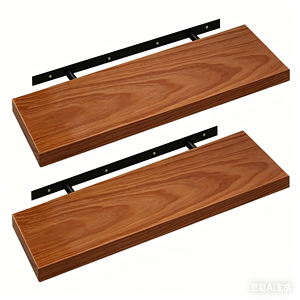 Étagères murales flottantes en métal noir pour salon, <span class=keywords><strong>cuisine</strong></span>, chambre à coucher, support d'étagère moderne à <span class=keywords><strong>fixation</strong></span> invisible - Product Image 1