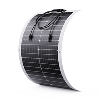 Panel Solar Flexible Callsun con Marco Blanco de 50W, PERC A+, Monocristalino, 23% de Eficiencia, IP68/IP66, Resistente al Agua, Antiamarilleo, Duradero