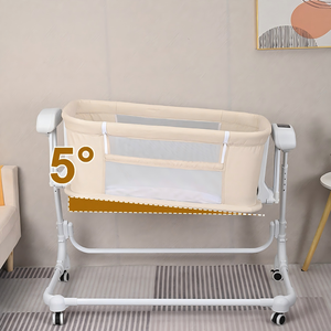 เปลเด็กพับได้อเนกประสงค์, เปลเด็กเตียงข้างเตียงเด็กทารกเปลเด็กเดินทางพร้อมเปลเด็กทารกขนาดเต็ม - Product Image 3