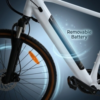 Vélo électrique de ville 48V 250W, 26 pouces, avec batterie lithium amovible, frein à disque Shimano 7 vitesses, OEM, directement de l'usine