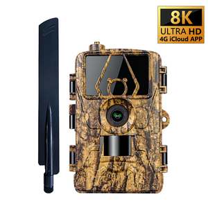 <span class=keywords><strong>Caméra</strong></span> <span class=keywords><strong>de</strong></span> <span class=keywords><strong>chasse</strong></span> sur sentier camouflage 60MP <span class=keywords><strong>4G</strong></span> LTE avec capteur CMOS <span class=keywords><strong>caméra</strong></span> <span class=keywords><strong>de</strong></span> jeu HD 8K haute résolution PR801LTE - Product Image 3