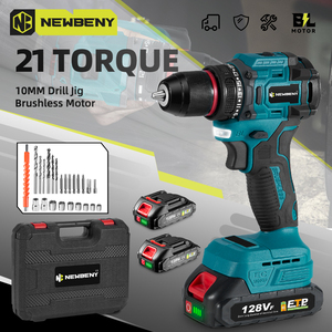 <span class=keywords><strong>Perceuse</strong></span>-<span class=keywords><strong>visseuse</strong></span> sans fil Newbeny 18V 10mm, <span class=keywords><strong>perceuse</strong></span> à percussion électrique sans balais pour batterie <span class=keywords><strong>Makita</strong></span> 18V - Product Image 6