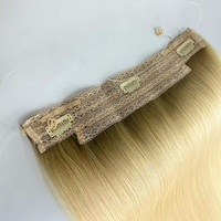 Extensions Halo en Cheveux Humains Remy 100% Naturels, Fil Invisible, Qualité Premium, Aspect Naturel, Lisses, Vente en Gros, Fournisseur Direct Usine