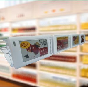 Kit de démonstration d'étiquettes électroniques pour étagères, écran Eink 2,13 pouces, système d'affichage numérique intelligent pour prix, idéal pour les étiquettes de prix de vêtements. - Product Image 1