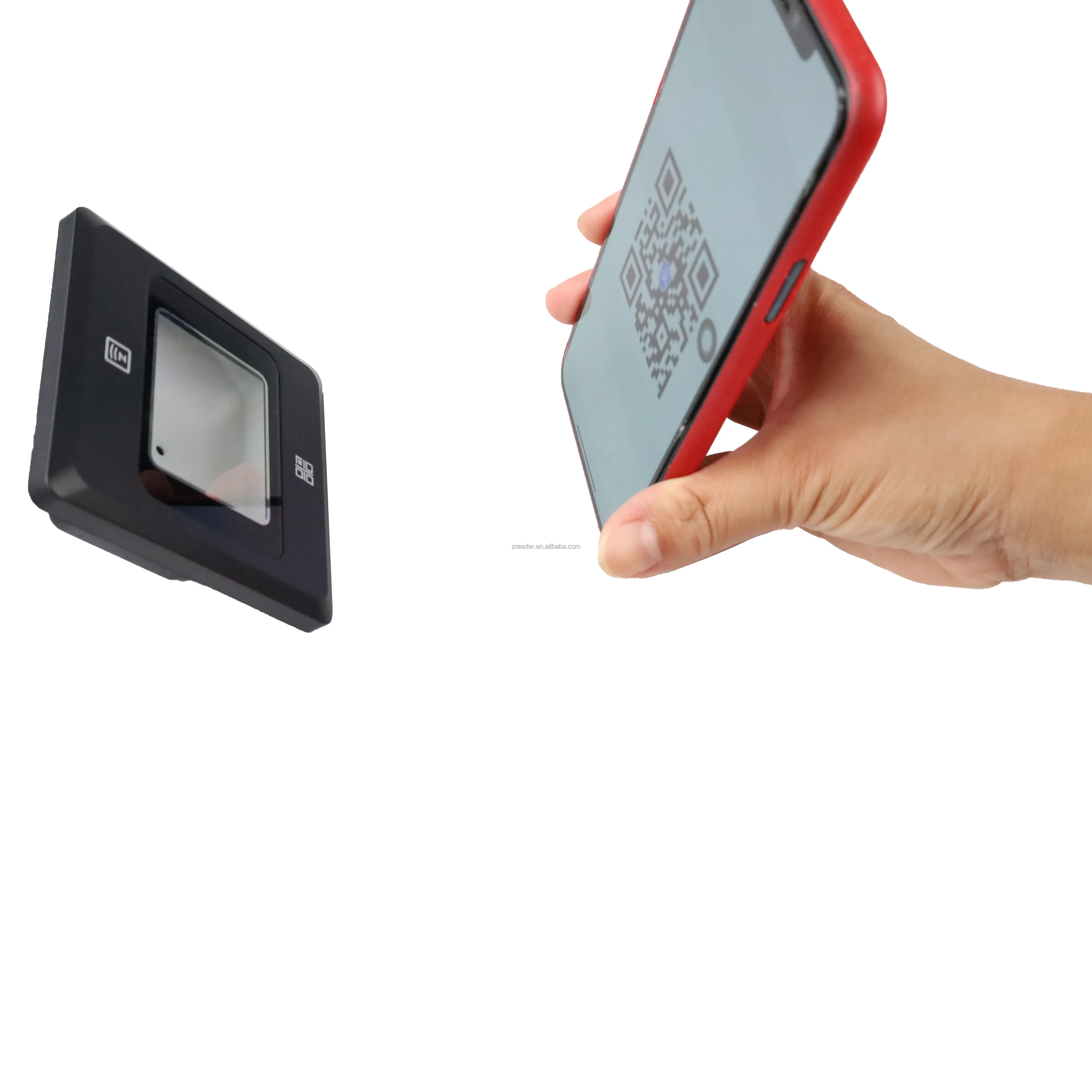 1 개의 IC/NFC App 똑똑한 QR 부호 접근 제한 카드 RFID 독자 체계 접근 제한 체계 qr 부호 독자에서 옥외 방문자 전부