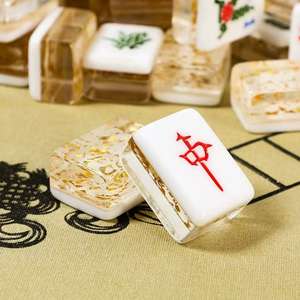 Tuiles de Mahjong personnalisées colorées pour fête de jardin et tapis en néoprène assorti - Product Image 3