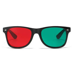 Lentes Rojas y Verdes para Entrenamiento de Visión Binocular y Pruebas de Percepción del Color con Filtros Ópticos de Precisión, Juego de 2 Piezas - Product Image 1