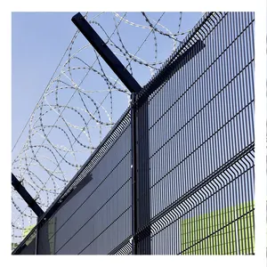 Recinzione ad alta sicurezza pannelli zincati 358 recinzione prigione vista chiara recinzione Anti salita