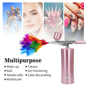 Aérographe OEM portable sans fil pour nail art, pistolet à air comprimé avec compresseur pour décoration d'ongles, maquillage, <span class=keywords><strong>vernis</strong></span> et pulvérisation - Product Image 6