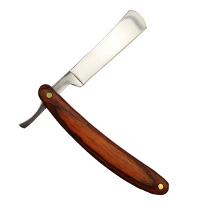Maquinilla de Afeitar Clásica con Mango de Madera Micarta, Herramienta de Afeitado Desechable de Una Sola Cuchilla para el Cuerpo y la Cara - Product Image 1