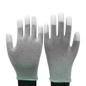 Guantes antiestáticos de fibra de carbono, PU, <span class=keywords><strong>ESD</strong></span> - Product Image 2