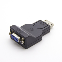 Precio a granel 1080P Dp Display Port Entrada A Adaptador de salida VGA Puerto de pantalla macho a hembra a adaptador Vga