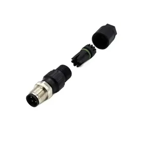 Conector Eléctrico Circular de Plástico M12 de 5 Pines, Codificación L, Macho y Hembra, para Montaje en Campo, 16A, Impermeable, ¡Gran Oferta! - Product Image 5