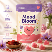 Complément Alimentaire en Gummies au Safran pour Enfants, Marque Privée OEM ODM, Approvisionnement en Gros