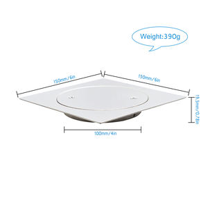 อุปกรณ์ห้องน้ำ ตะแกรงระบายน้ำ<span class=keywords><strong>ส</strong></span><span class=keywords><strong>แตน</strong></span><span class=keywords><strong>เล</strong></span><span class=keywords><strong>ส</strong></span> 201 304 <span class=keywords><strong>ส</strong></span>ำหรับระเบียง ห้องครัว ห้องอาบน้ำ - Product Image 6