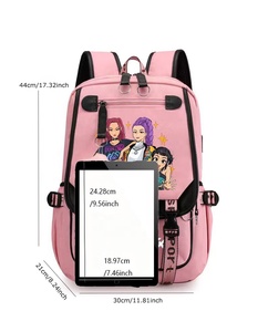 Zaino Studentesco Kpop Demon Hunters di Qualità Garantita, Impermeabile, Casual, con Porta di Ricarica USB per la Scuola - Product Image 5