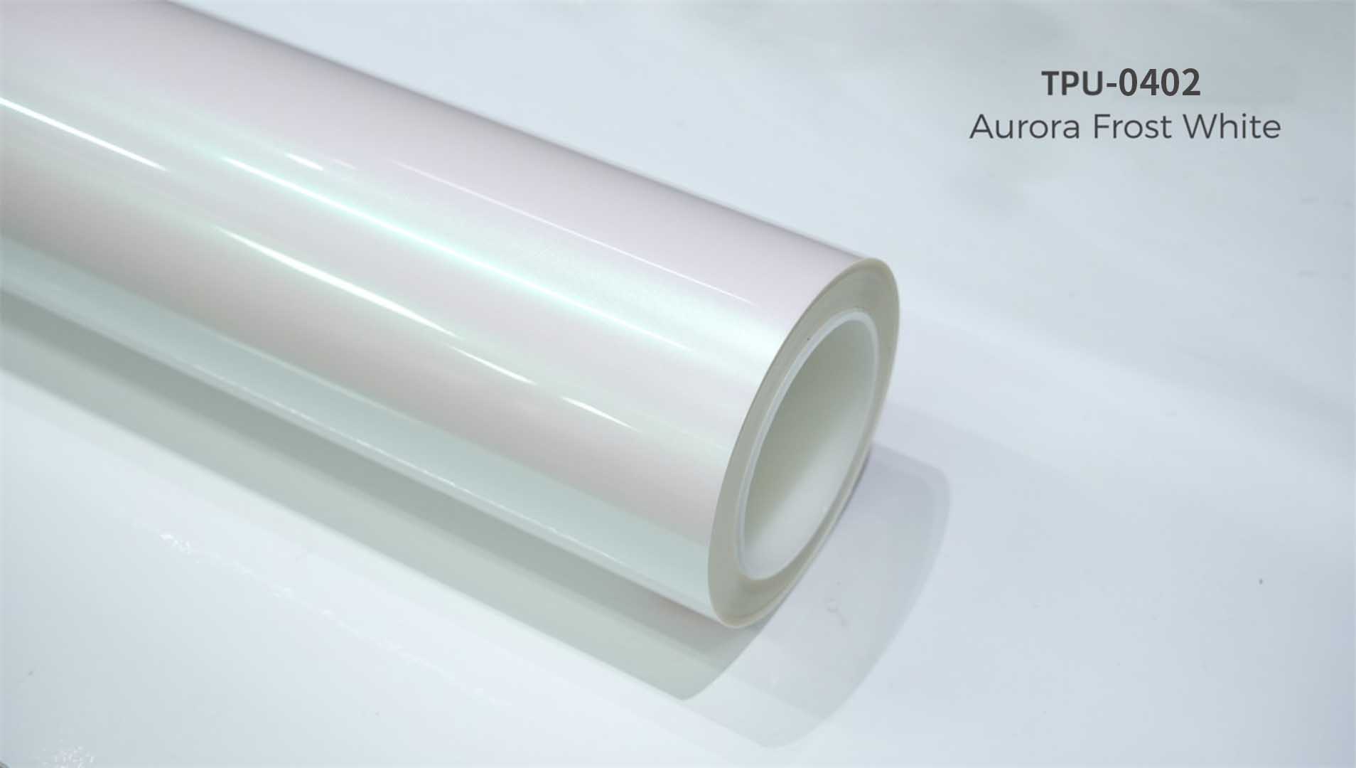 TPU Irisé Blanc Aurore