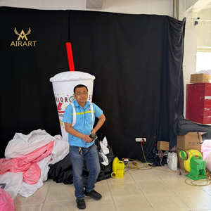 Disfraz Inflable de Taza/Botella para Adultos, para Actividades Comerciales en Cafeterías, para Atraer Clientes - Product Image 4