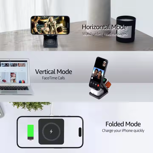 Cargador Inalámbrico Magnético 3 en 1 RGB, Kit de Cargador Inalámbrico 3 en 1 de 15w - Product Image 3