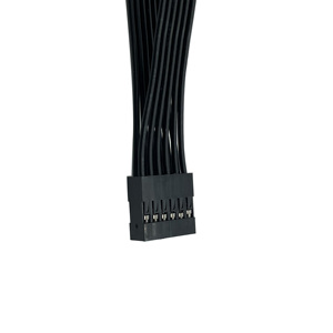 Kustom baris ganda perempuan laki-laki 2.54mm Pitch colokan DuPont papan roti 24AWG harnes kabel Jumper kabel Terminal PCB Harness kawat - Product Image 2