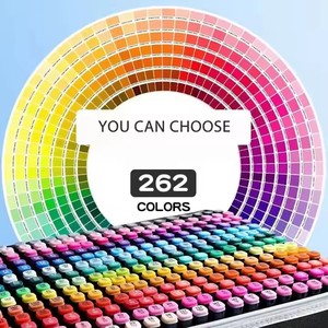 ชุดปากกามาร์กเกอร์สี262: แปรงอะคริลิคและผ้ามาร์กเกอร์ถาวรสำหรับเสื้อผ้าปากกาตีกอล์ฟและกระดานด้วยหมึก - Product Image 5