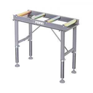 FERVI - R001/04 Support à rouleaux à hauteur réglable 400kg 1000x460mm - EAN 8012667289393 SUPPORTS POUR MACHINES D'ATELIER - Product Image 1