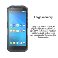 Terminal portable industriel F505 Octa-Core + IP66, batterie 5200 mAh, PDA Android Stock, Wi-Fi, scanner QR pour l'inspection logistique