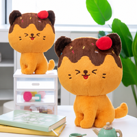 Zachte Cartoon Durian Pluche Speelgoed voor Klauwautomaat Prijzen Dierenpop Set Beer Konijn Kat Karakter Retail Party Gift Groothandel