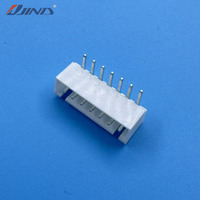 Conector XHS-7AW de 2.5mm y 7 Pines, Blanco, Latón Estañado, Nylon66, Conexión de Cable a Placa PCB, Terminal FPC, Conexión de Cable Electrónico