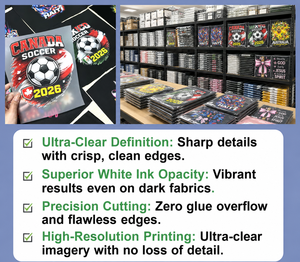 Autocollants thermocollants personnalisés avec logo d'<span class=keywords><strong>anime</strong></span>, vinyle DTF en gros pour t-shirts, autocollants PET lavables et imperméables - Product Image 3