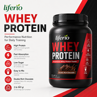 Liferio OEM/ODM Nutrition pour Poudre de Protéine de Lactosérum 100% pour Adultes - Compléments Nutritionnels Sportifs par Séance d'Entraînement