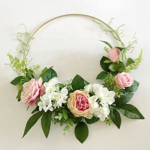 Une couronne de fleurs pivoines artificielles de haute qualité, 2020 m, pour un mariage, une couronne de pivoine, pour une décoration de maison - Product Image 6