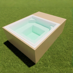 Piscines hors sol personnalisées de 20 pieds en acier inoxydable et fibre de verre, idéales pour une utilisation familiale en extérieur. - Product Image 1