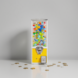 Distributore Automatico di Capsule DEER, Altezza 20 Pollici, Capsule in Plastica, Accettatore di Monete, Sistema di Pagamento con Gettoni, Capacità 300-600, Certificato CE 1 - Product Image 1