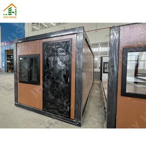 कम कीमत 20 फीट 40 फीट फोल्डेबल कंटेनर हाउस प्रीफैब कंटेनर कैम्पिंग होम अस्थायी साइट कार्यालय - Product Image 6