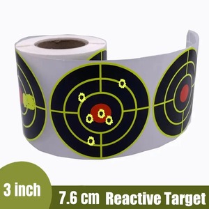 250 Pegatinas de Tiro Reactivas a Salpicaduras de 3 Pulgadas para Práctica, Entrenamiento y Caza, Autoadhesivas - Product Image 3