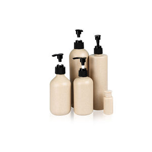 Dispensadores Ecológicos de Color <span class=keywords><strong>Natural</strong></span>, Botellas de Loción de Plástico de Paja de Trigo, Envases para Champú y Cosméticos para el Cuidado del Cabello - Product Image 5