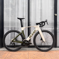 Vélo de route en carbone complet avec frein à disque hydraulique, logo personnalisé