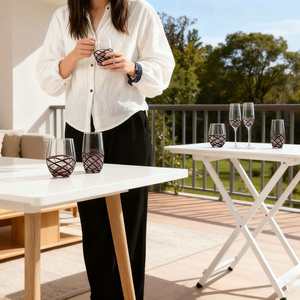 Lụa Đen Thiết Kế Rượu Vang Thủy Tinh Ly Đám Cưới Cổ Điển Thời Trung Cổ Ly Thiết Lập Thích Hợp Cho Các Bên Kinh Doanh Và Hàng Ngày Gia Đình Sử Dụng - Product Image 4