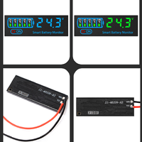 Indicateur de niveau de batterie DC7-40V, moniteur de tension, carte de test, compteur de capacité de batterie au lithium-acide 12V-48V, affichage LED