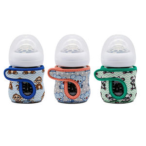 Fundas de biberón de neopreno con estampado bonito de dibujos animados aislados de 4oz/120ml al por mayor para biberón de cristal Philips <span class=keywords><strong>Avent</strong></span> - Product Image 1