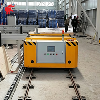 Chariot de transfert électrique sans rail à batterie pour le levage de matériaux, AGV 10, 20, 30 tonnes, à vendre