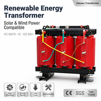 Transformateur de distribution triphasé à bobinage rond de type sec SCB14 RL 10kV 400V Cuivre Aluminium Grade 2 Dyn11 Yyn0 50/60Hz