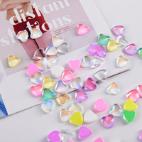 Kristal Berlian Rhinestone Bentuk Hati Pipih 4 mm untuk Dekorasi Desain Seni Kuku