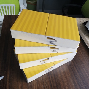 Paneles de Pared Exterior, Revestimiento de <span class=keywords><strong>Fachada</strong></span> de Edificios, Paneles de Aislamiento Térmico Exteriores Impermeables y Resistentes al Viento, Paneles Ignífugos de Acero para Almacenes - Product Image 4