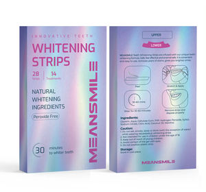 Strisce sbiancanti a lunga durata senza alcool strisce più bianche per denti sensibili da viaggio per strisce sbiancanti dentali - Product Image 3