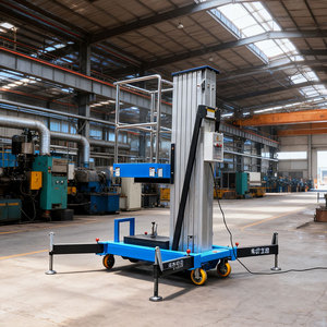 <strong>4</strong>-12M Single Mast Mobile Movable Lifter Single Person <strong>Lift</strong> Light Weight <strong>Lift</strong> <strong>Platform</strong> - Product Image 5