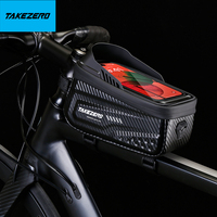 A3 TAKEZERO Sacoche de vélo étanche avec écran tactile, pare-soleil avant, sacoche de téléphone pour vélo de montagne et de route